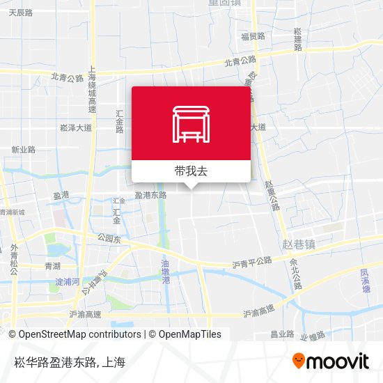 崧华路盈港东路地图