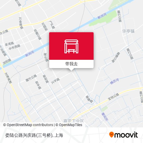 娄陆公路兴庆路(三号桥)地图