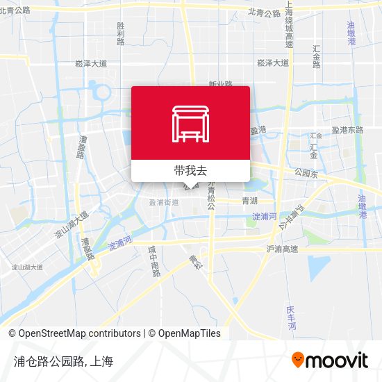 浦仓路公园路地图