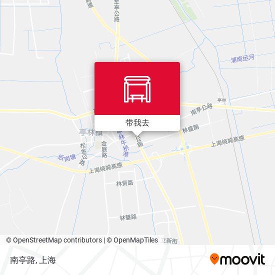南亭路地图