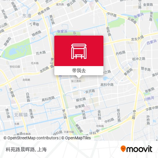 科苑路晨晖路地图