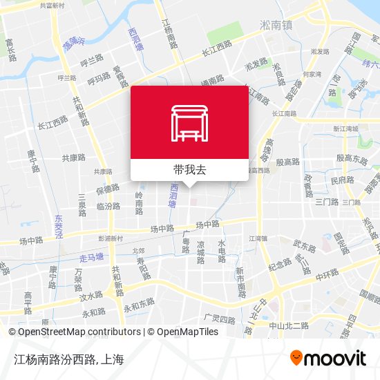 江杨南路汾西路地图