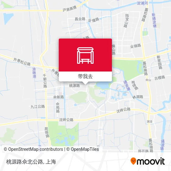 桃源路佘北公路地图