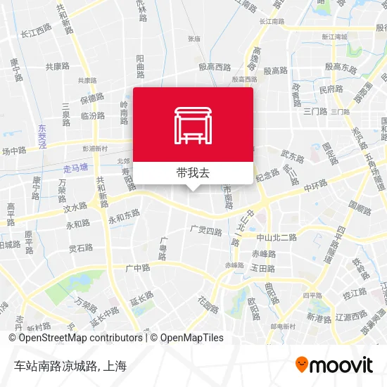 车站南路凉城路地图