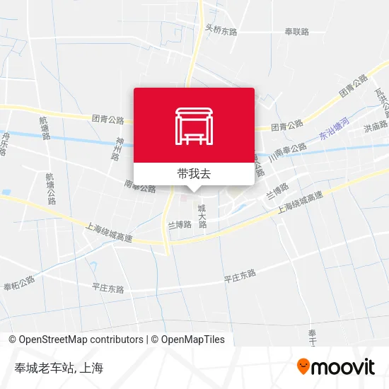 奉城老车站地图