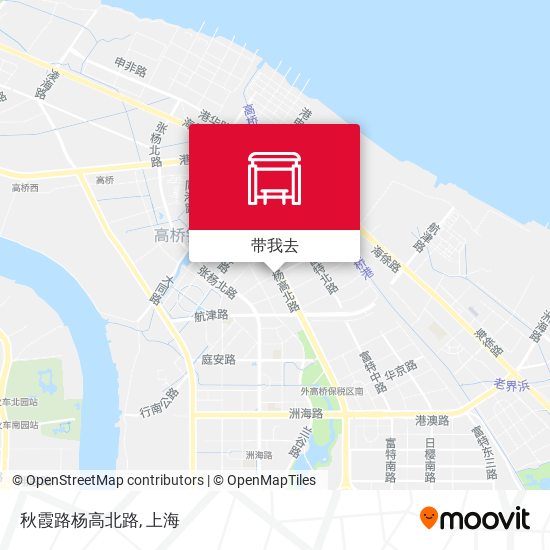 秋霞路杨高北路地图