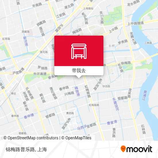 锦梅路普乐路地图