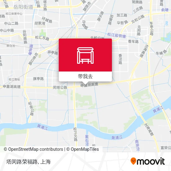 塔闵路荣福路地图