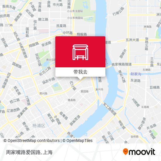周家嘴路爱国路地图