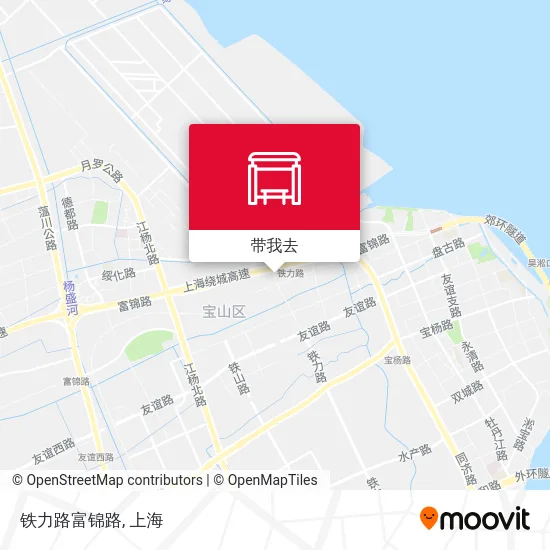 铁力路富锦路地图