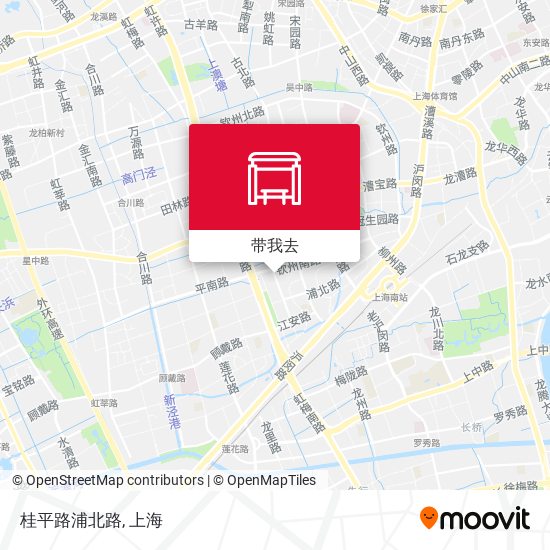 桂平路浦北路地图