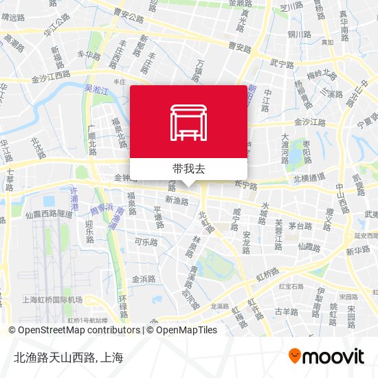 北渔路天山西路地图