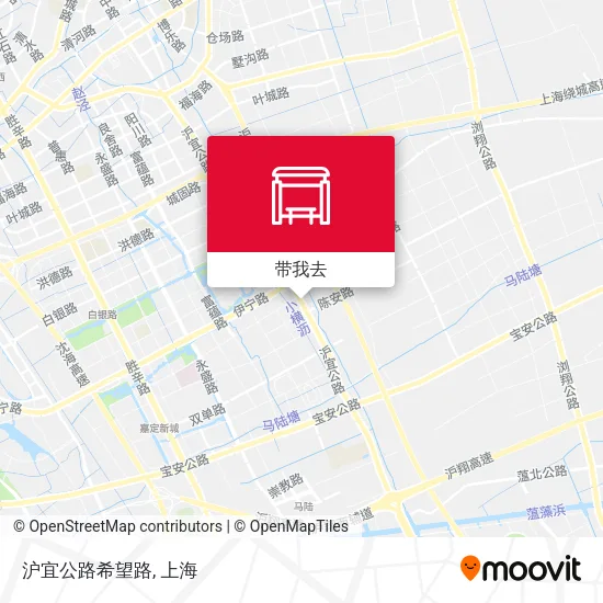 沪宜公路希望路地图