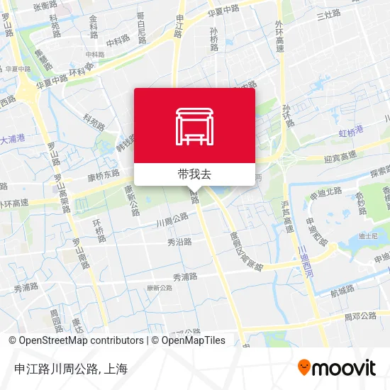 申江路川周公路地图