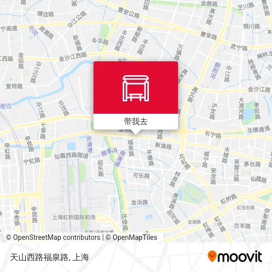天山西路福泉路地图
