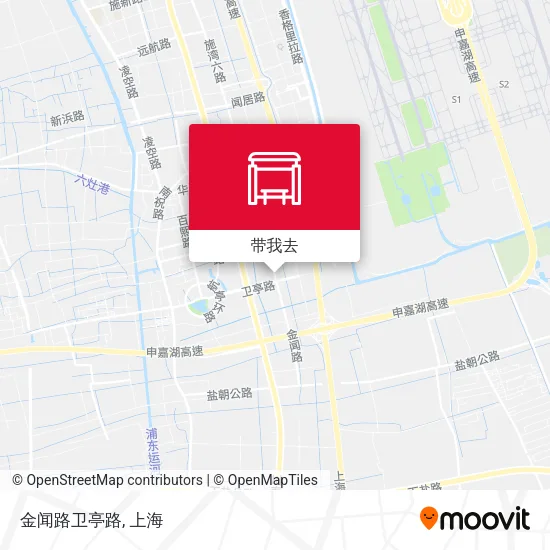 金闻路卫亭路地图