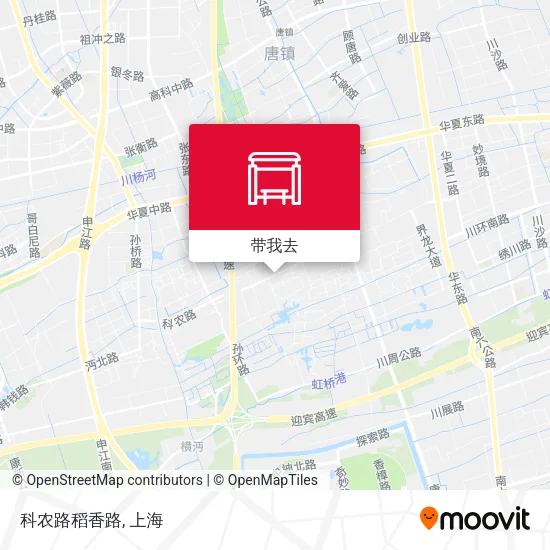 科农路稻香路地图