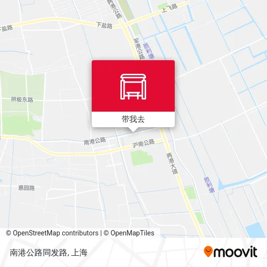 南港公路同发路地图