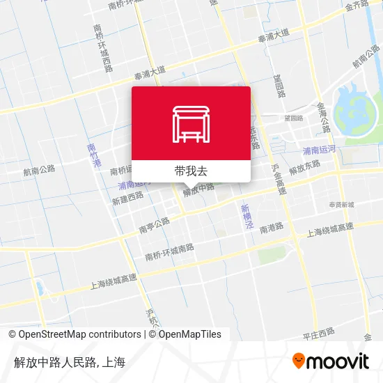 解放中路人民路地图