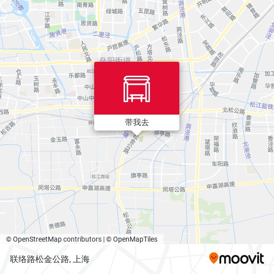 联络路松金公路地图