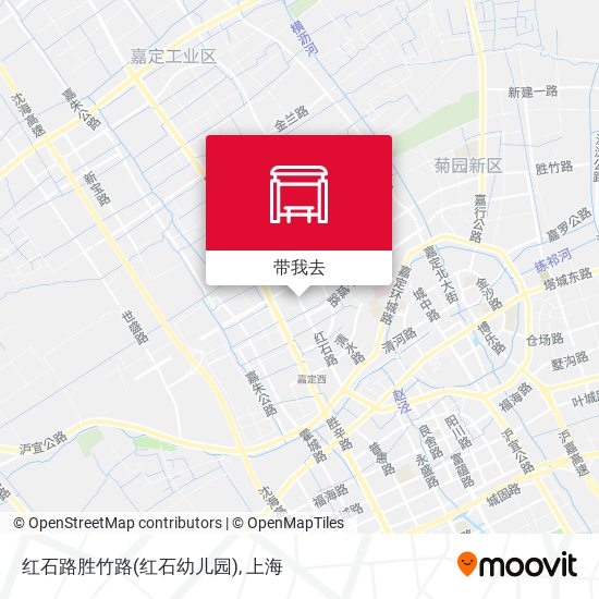 红石路胜竹路(红石幼儿园)地图
