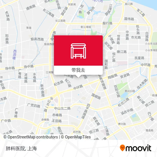 肺科医院地图