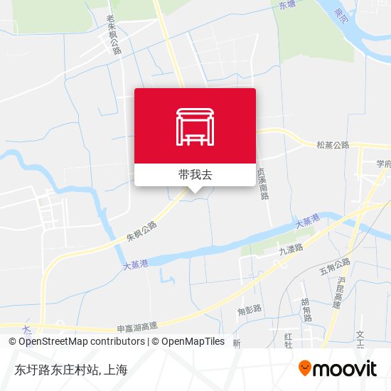 东圩路东庄村站地图