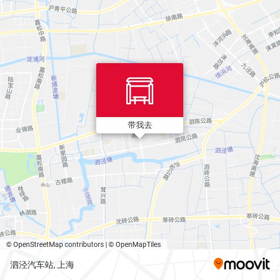 泗泾汽车站地图