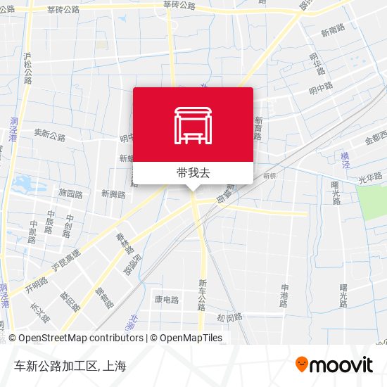 车新公路加工区地图