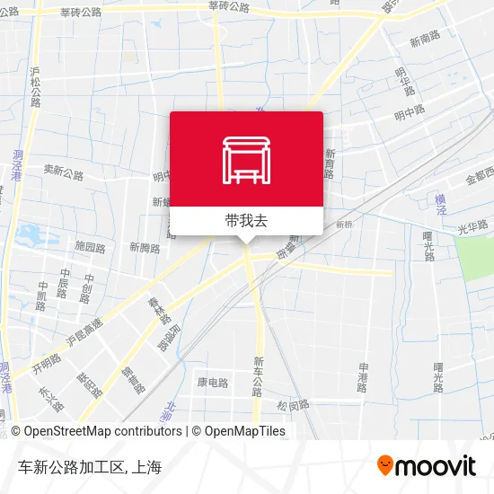车新公路加工区地图