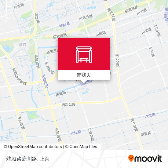 航城路鹿川路地图