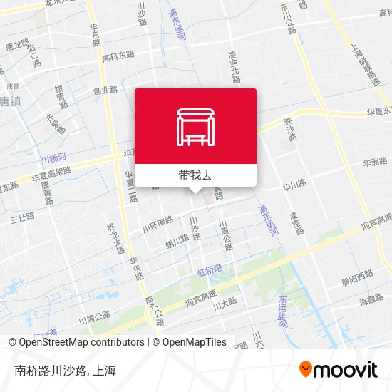 南桥路川沙路地图