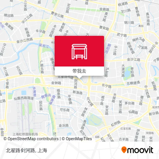 北翟路剑河路地图