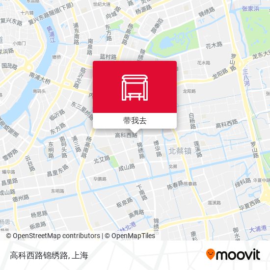 高科西路锦绣路地图
