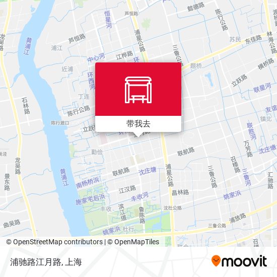 浦驰路江月路地图