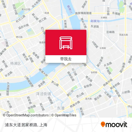 浦东大道居家桥路地图