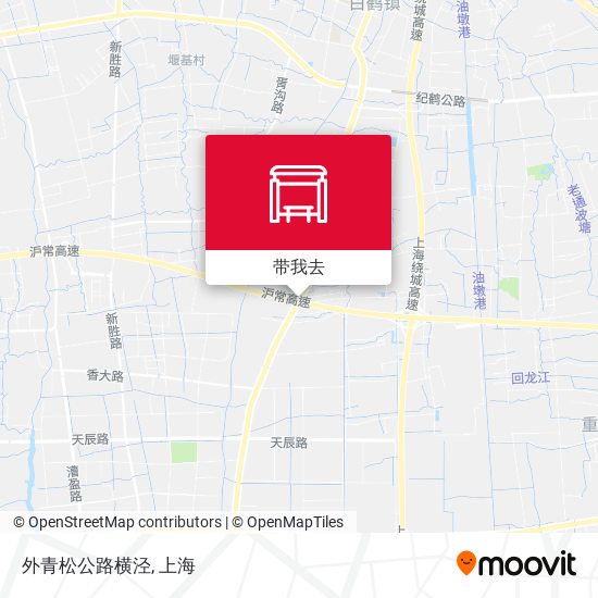 外青松公路横泾地图