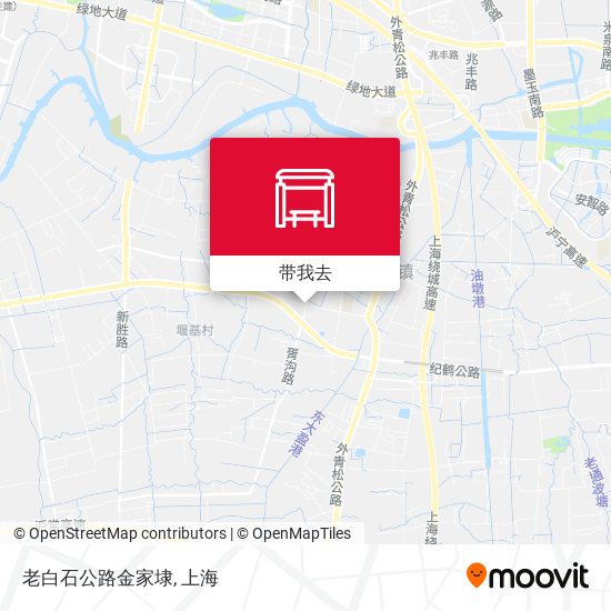 老白石公路金家埭地图