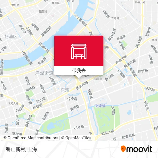 香山新村地图