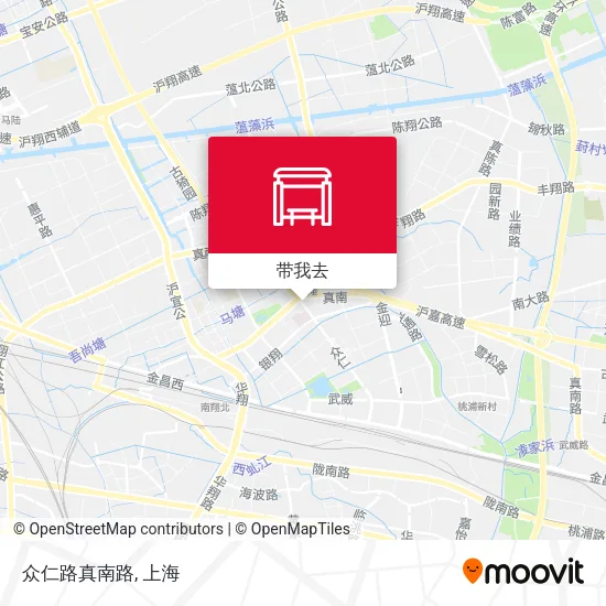 众仁路真南路地图
