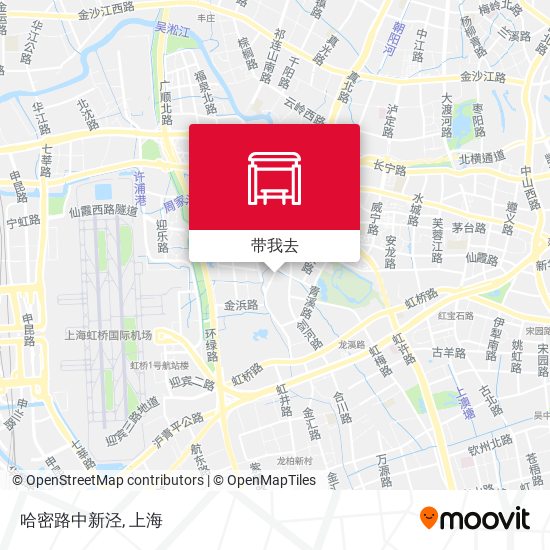 哈密路中新泾地图