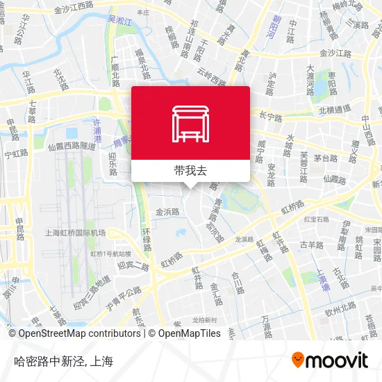 哈密路中新泾地图