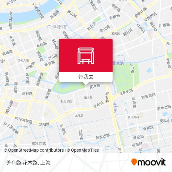 芳甸路花木路地图