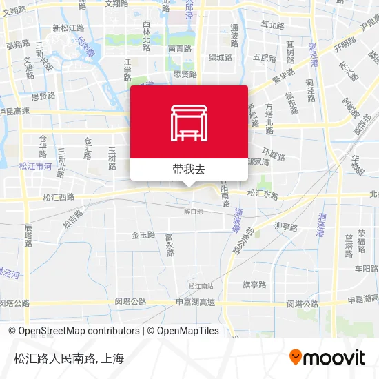 松汇路人民南路地图