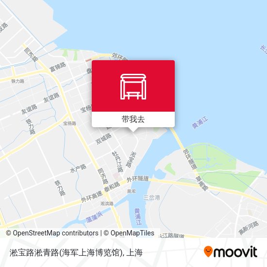 淞宝路淞青路(海军上海博览馆)地图