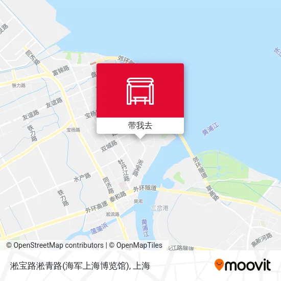 淞宝路淞青路(海军上海博览馆)地图