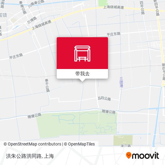 洪朱公路洪同路地图