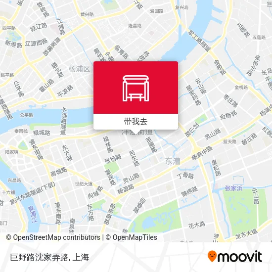 巨野路沈家弄路地图
