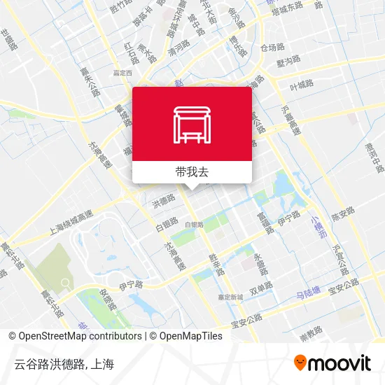 云谷路洪德路地图