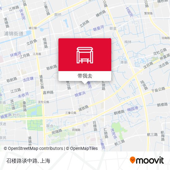 召楼路谈中路地图